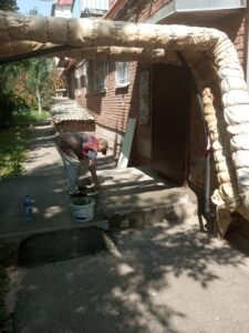 Провели работы и по поднятию штама